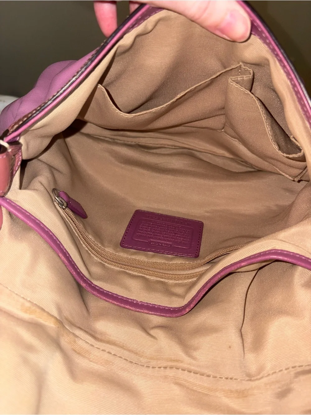 Coach Pink Purple Soho Style No. F15204